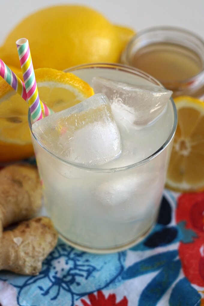 Ginger Lemonade Snacks and Sips