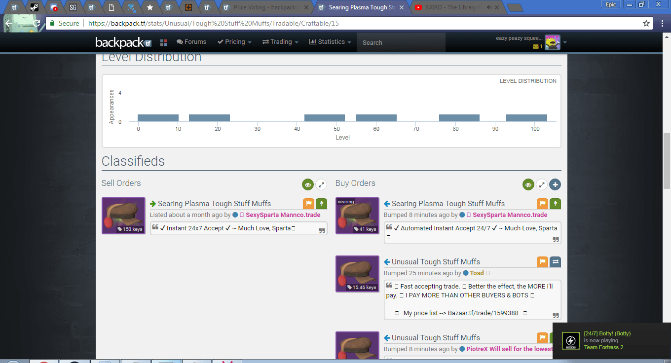 Searing Plasma Tough Stuff Muffs backpack.tf