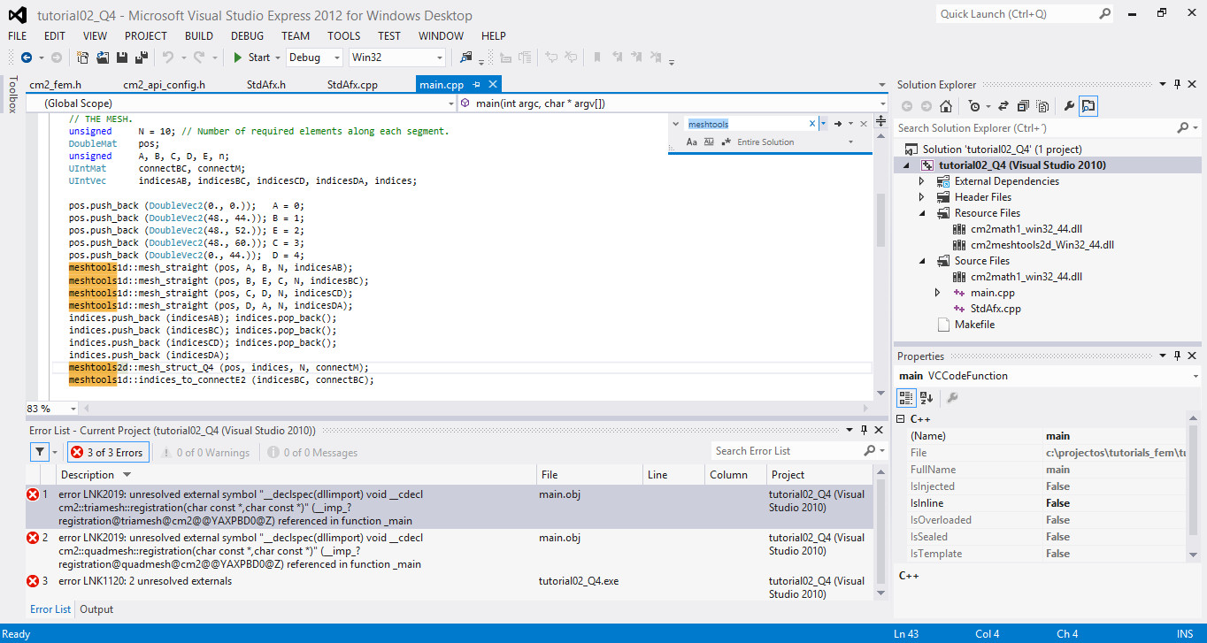 Unresolved External Symbol C And C++ Dream.In.Code