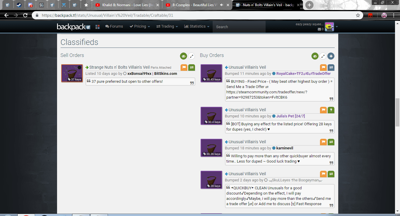 Nuts n' Bolts Villain's Veil backpack.tf