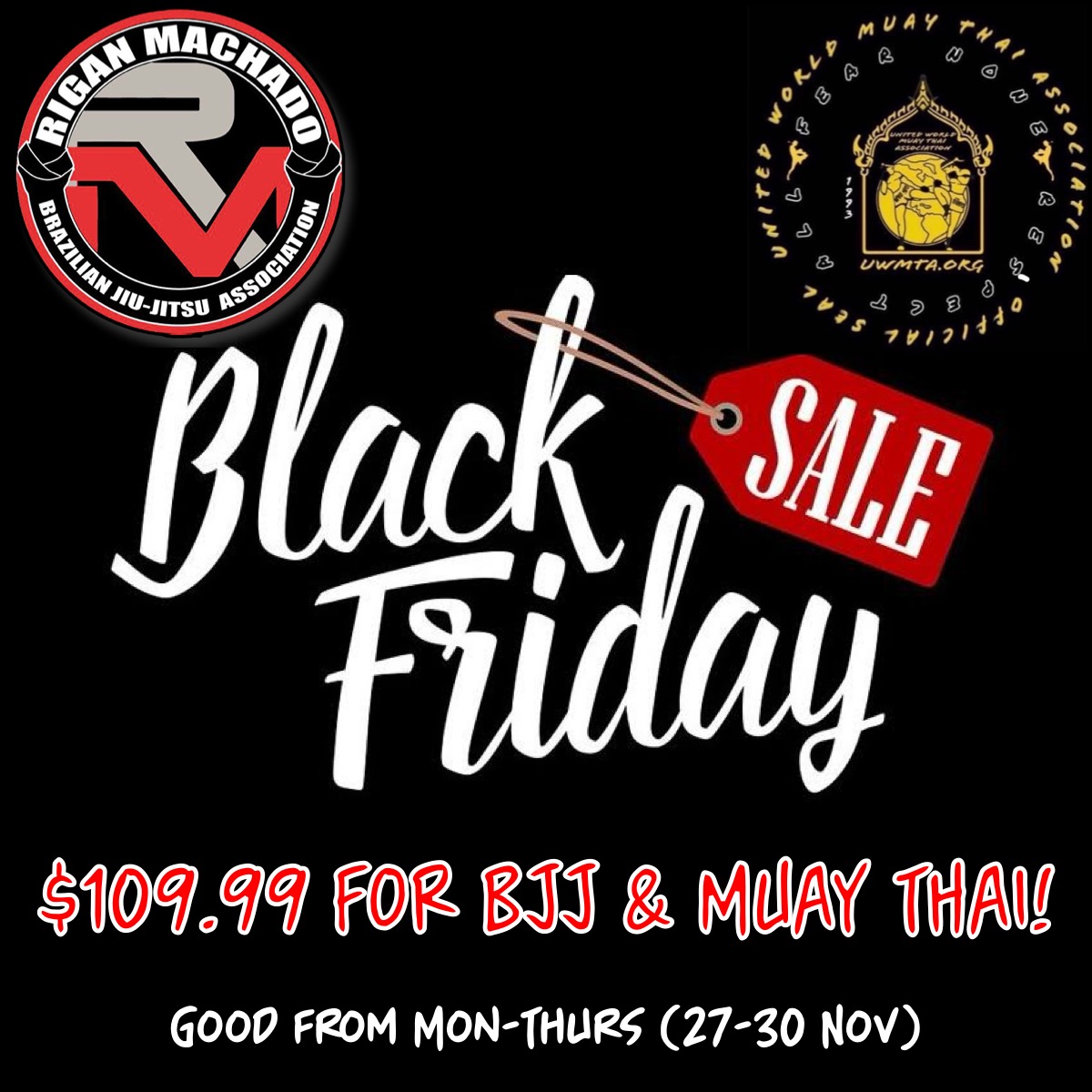 BLACK FRIDAY BRAZILIAN JIUJITSU AND MUAY THAI SPECIAL! Snake Pit U.S