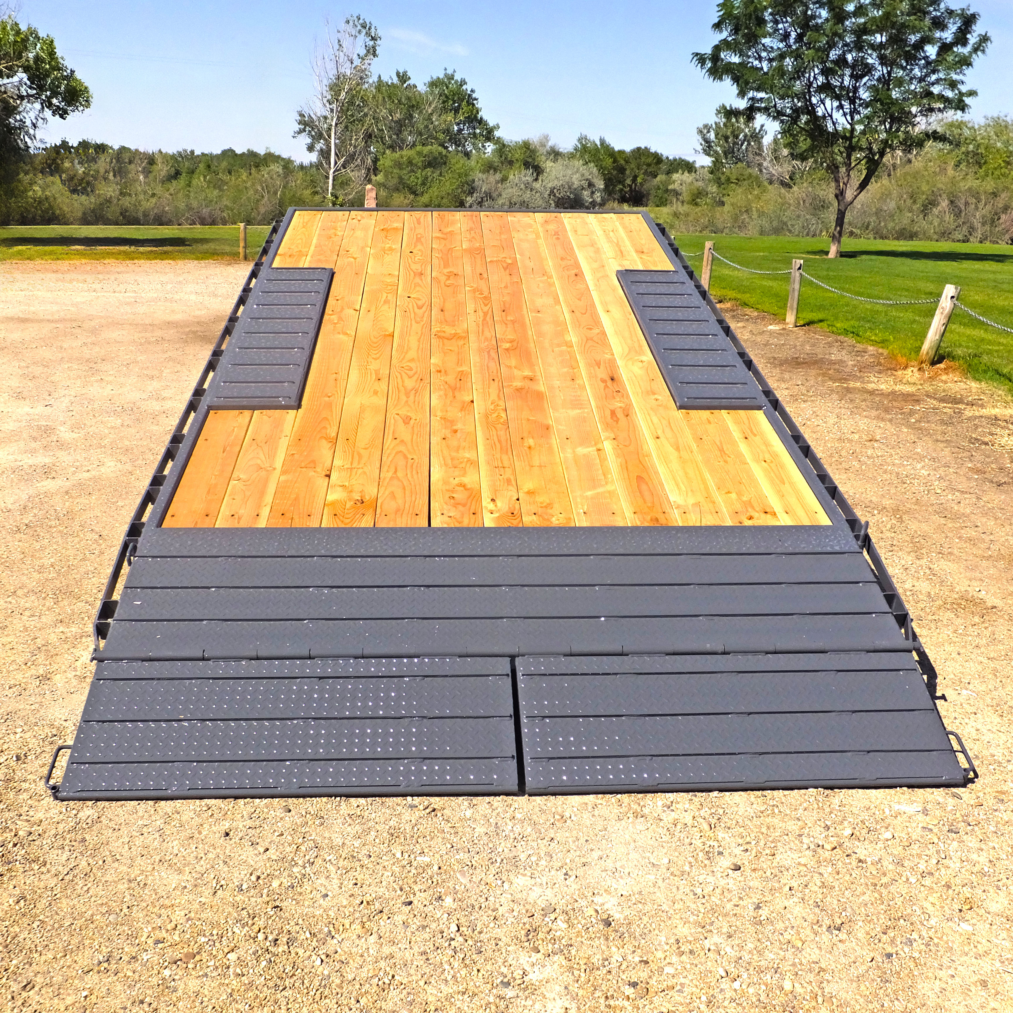 Snake River Trailer Co Deck Over 3/4 Split Tilt Flatbed Trailers