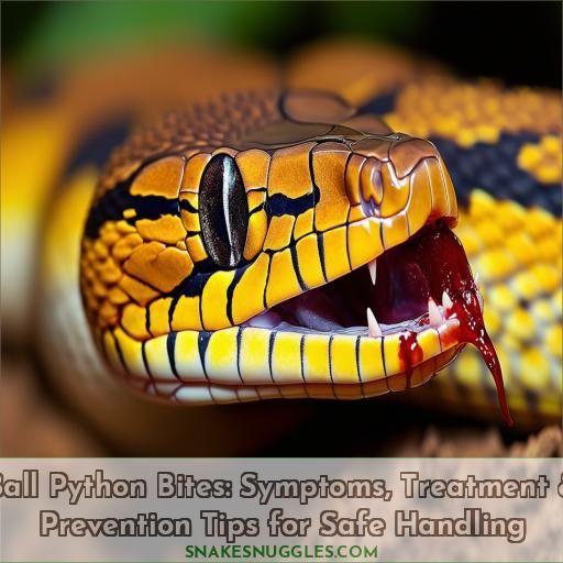 Ball Python Bites Symptoms, Treatment & Prevention Tips for Safe Handling