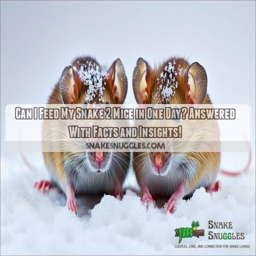 Can I Feed My Snake 2 Mice in One Day? Answered With Facts and Insights!