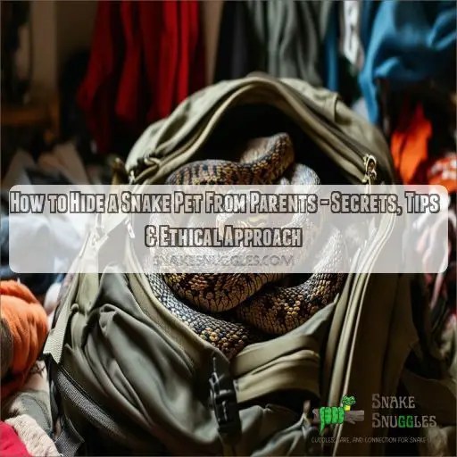 How to Hide a Snake Pet From Parents Secrets, Tips & Ethical Approach