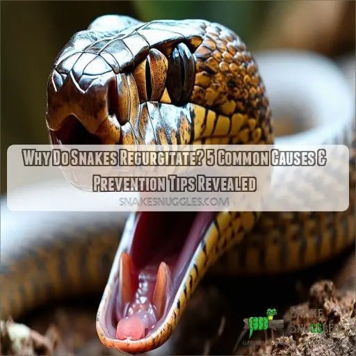 Why Do Snakes Regurgitate? 5 Common Causes & Prevention Tips Revealed
