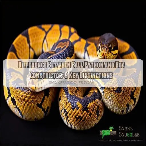 Difference Between Ball Python and Boa Constrictor: 9 Key Distinctions