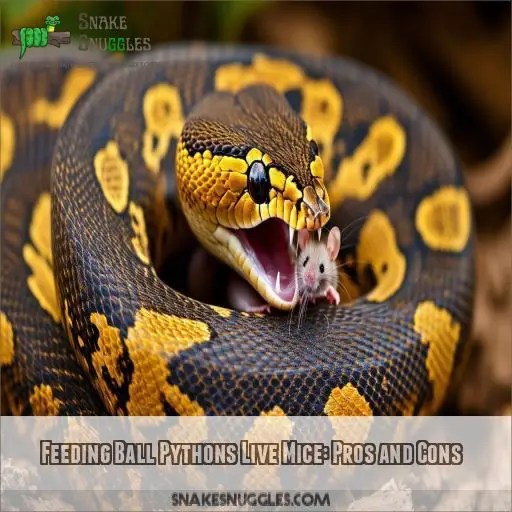 Feeding Ball Pythons Live Mice Pros, Cons & Safety Tips for Snake Owners