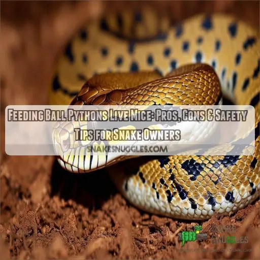 Feeding Ball Pythons Live Mice Pros, Cons & Safety Tips for Snake Owners