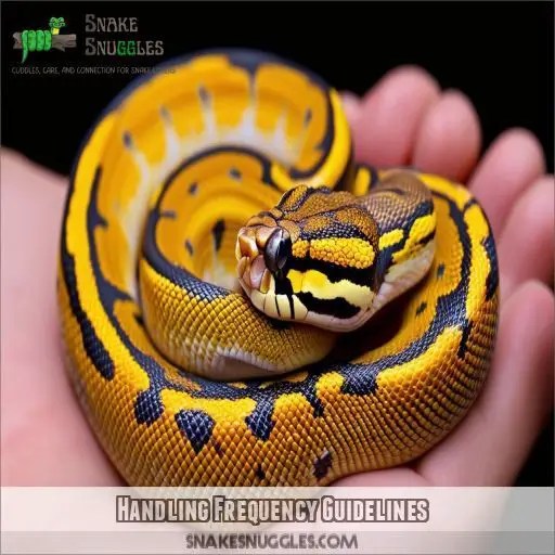 Handling Ball Pythons How Often to Handle Them & Maintain Their WellBeing