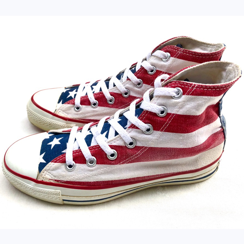 90‘s CONVERSE ALLSTAR HI “STARS AND STRIPES” “MADE IN USA”（CONVERSE