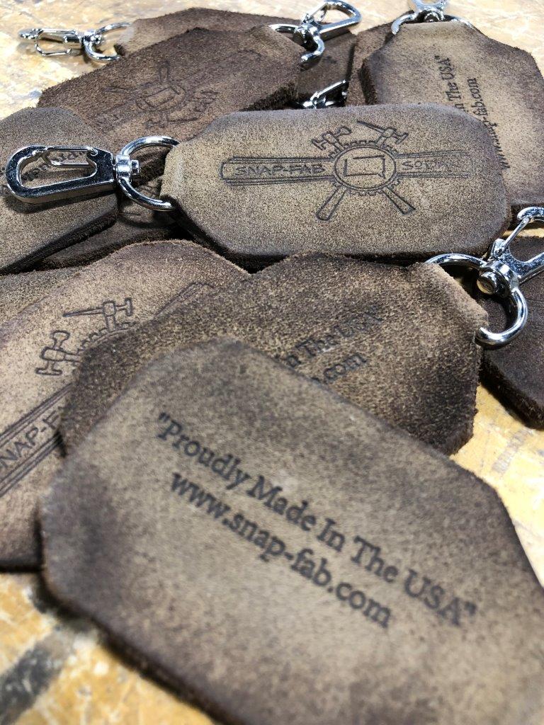 Snap Fab Leather Key Fob SNAP FABRICATIONS