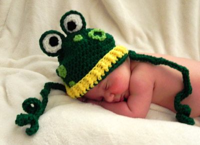 Free Pattern: Frog Hat - snappy tots