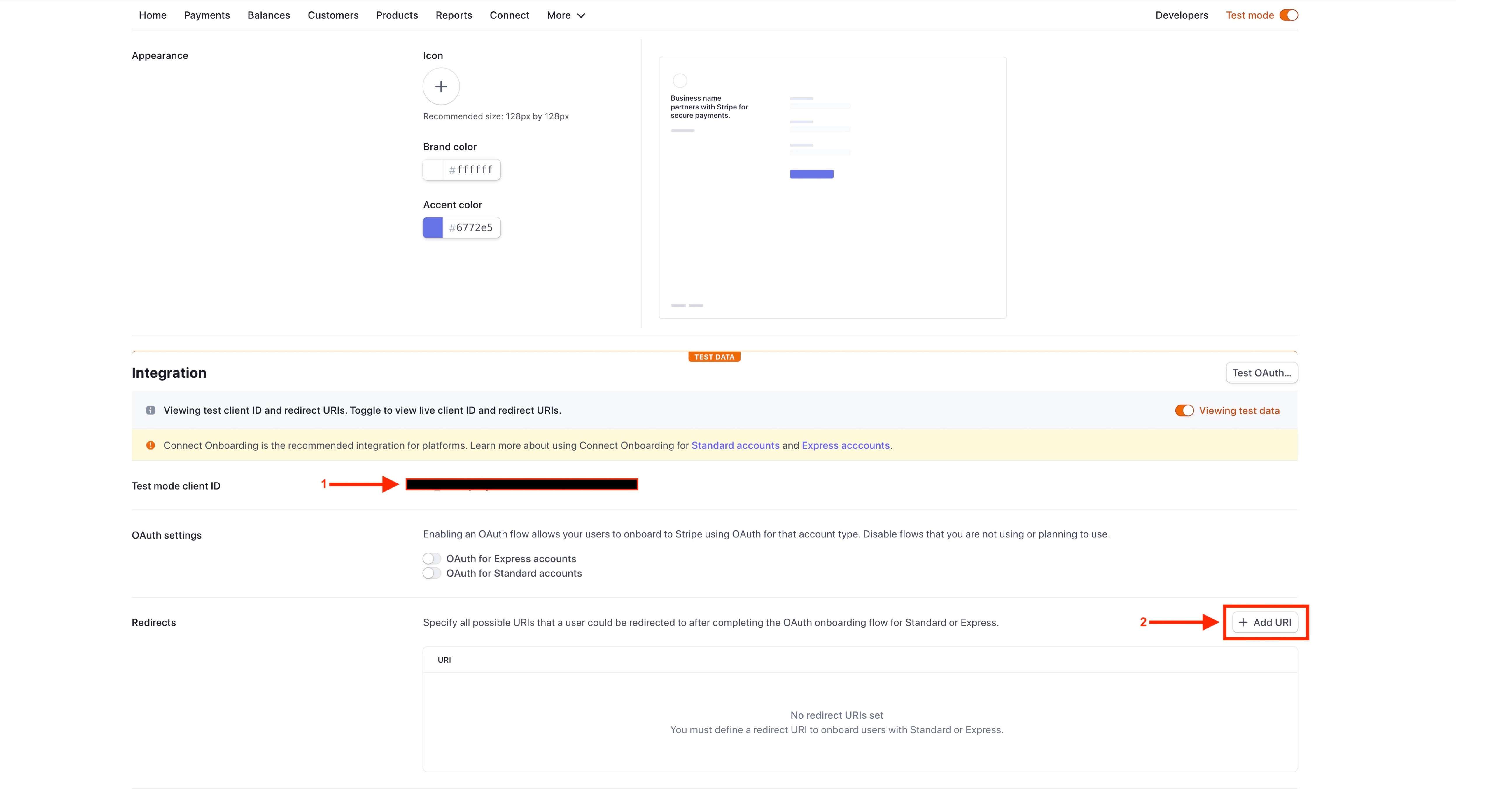 Step 6 Paste the below redirect URI in the redirect URI field, then