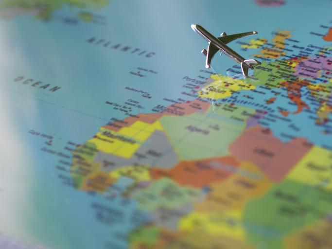 A Map Of The World Showing It To Be A Plane Free Public Domain Images aircraft