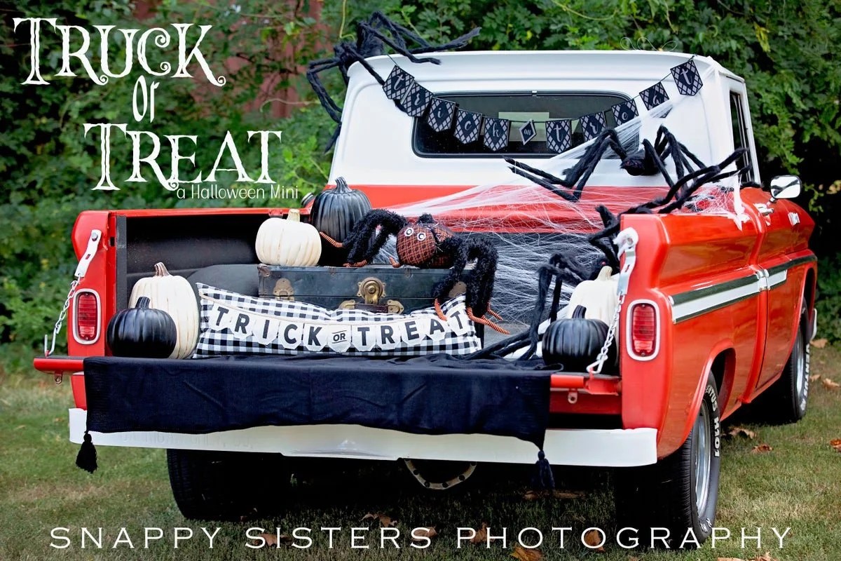 "Truck or Treat" a Halloween Mini Session Snappy Sisters Photography