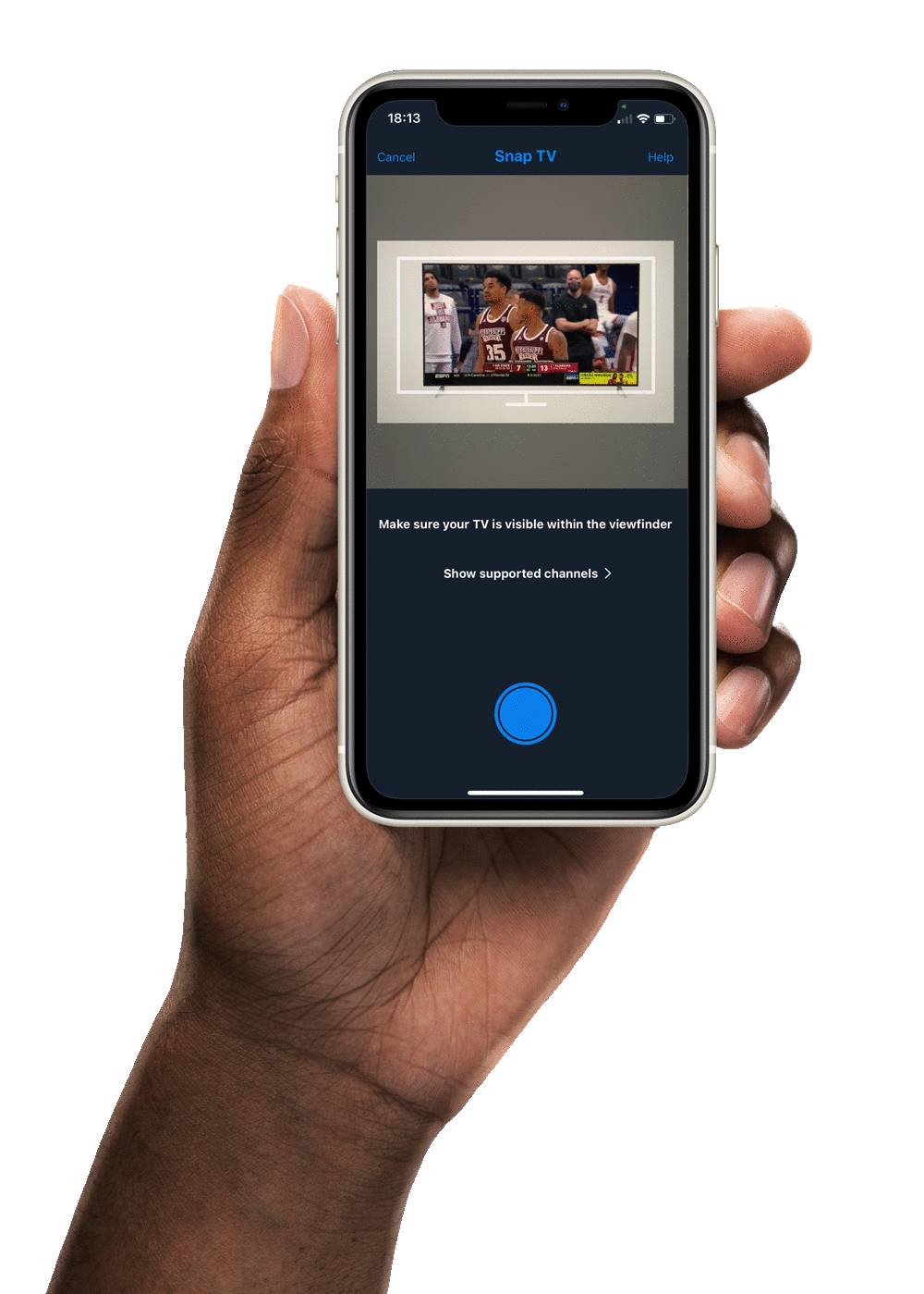 Watching basketball on TV gets more exciting than ever! Snapscreen