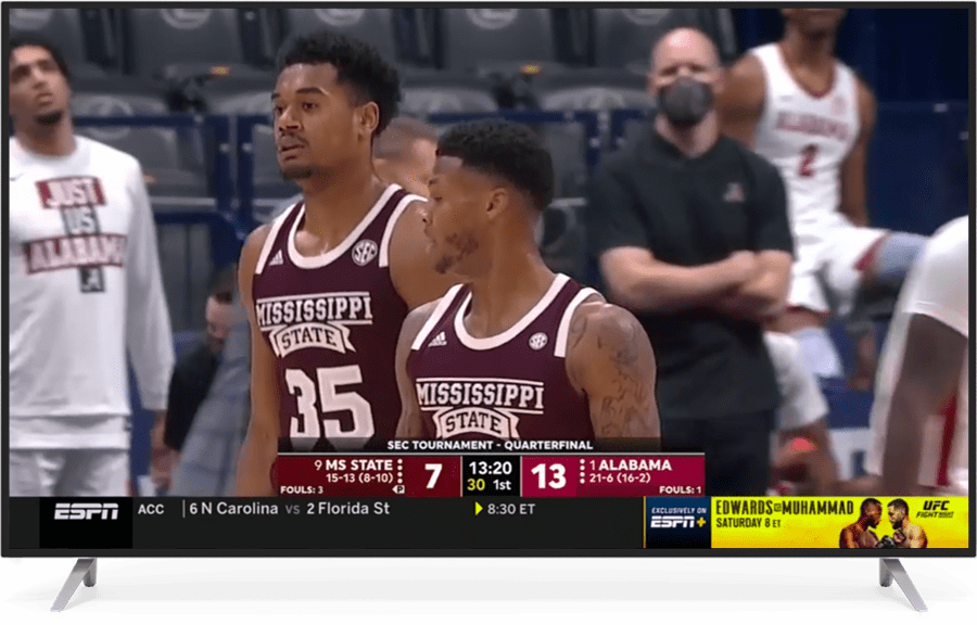 Watching basketball on TV gets more exciting than ever! Snapscreen