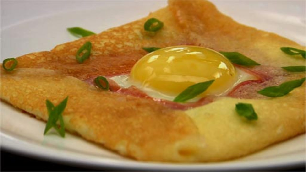 French Egg Crepes with Ham and Cheese S & A Recipes