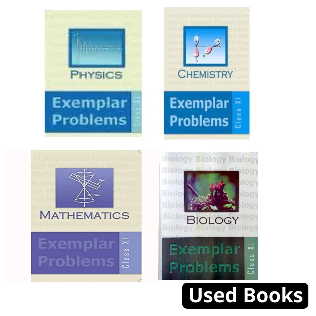 NCERT Exemplar Combo for class 11 (PCMB Set of 4 Books) Second Hand