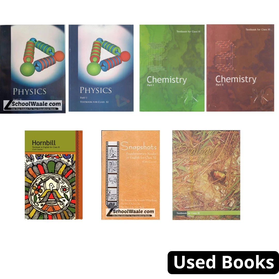 Class 11th NCERT Books Set English (PCB) Second Hand Books Snatch Books