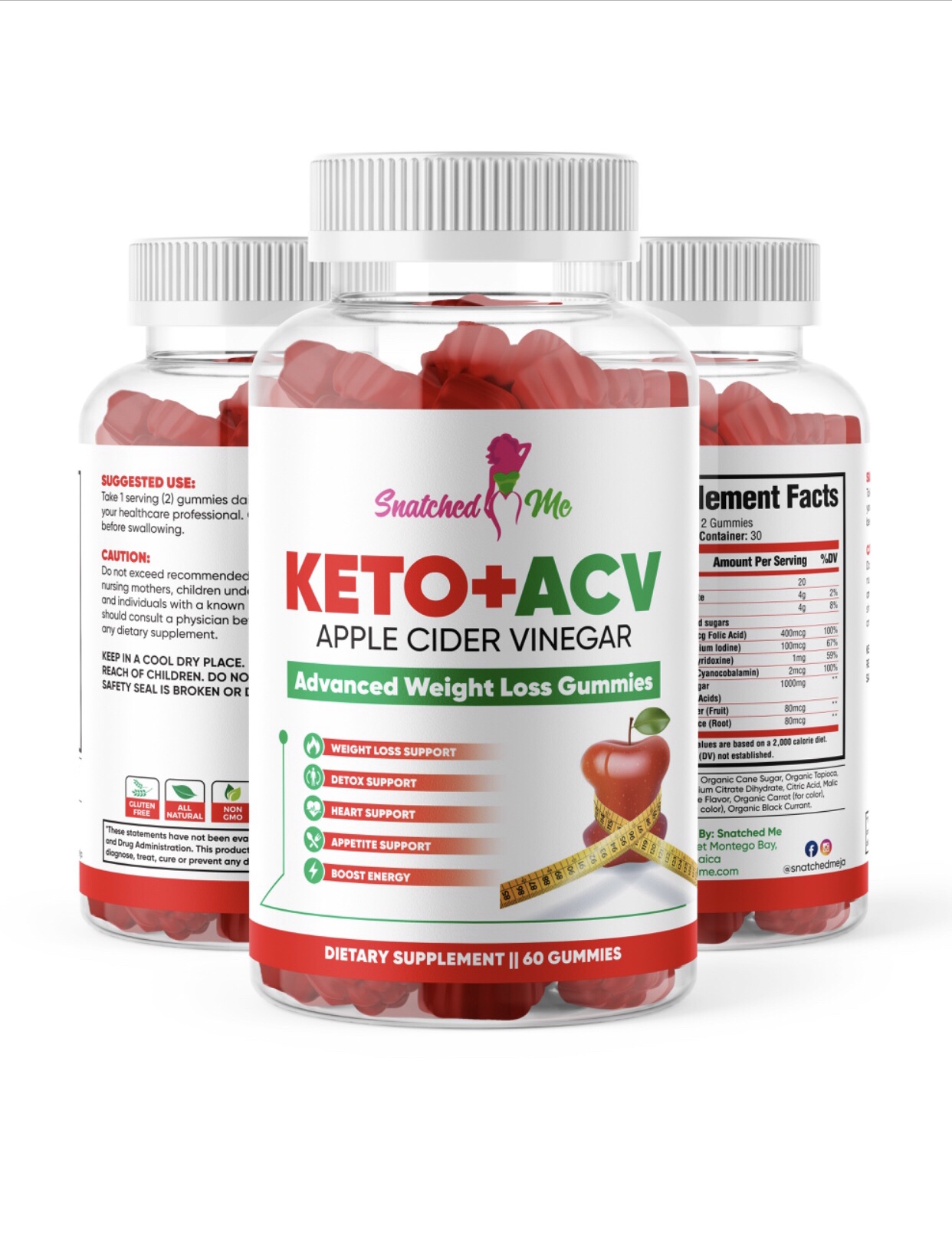 Keto ACV Apple Cider Vinegar Gummies