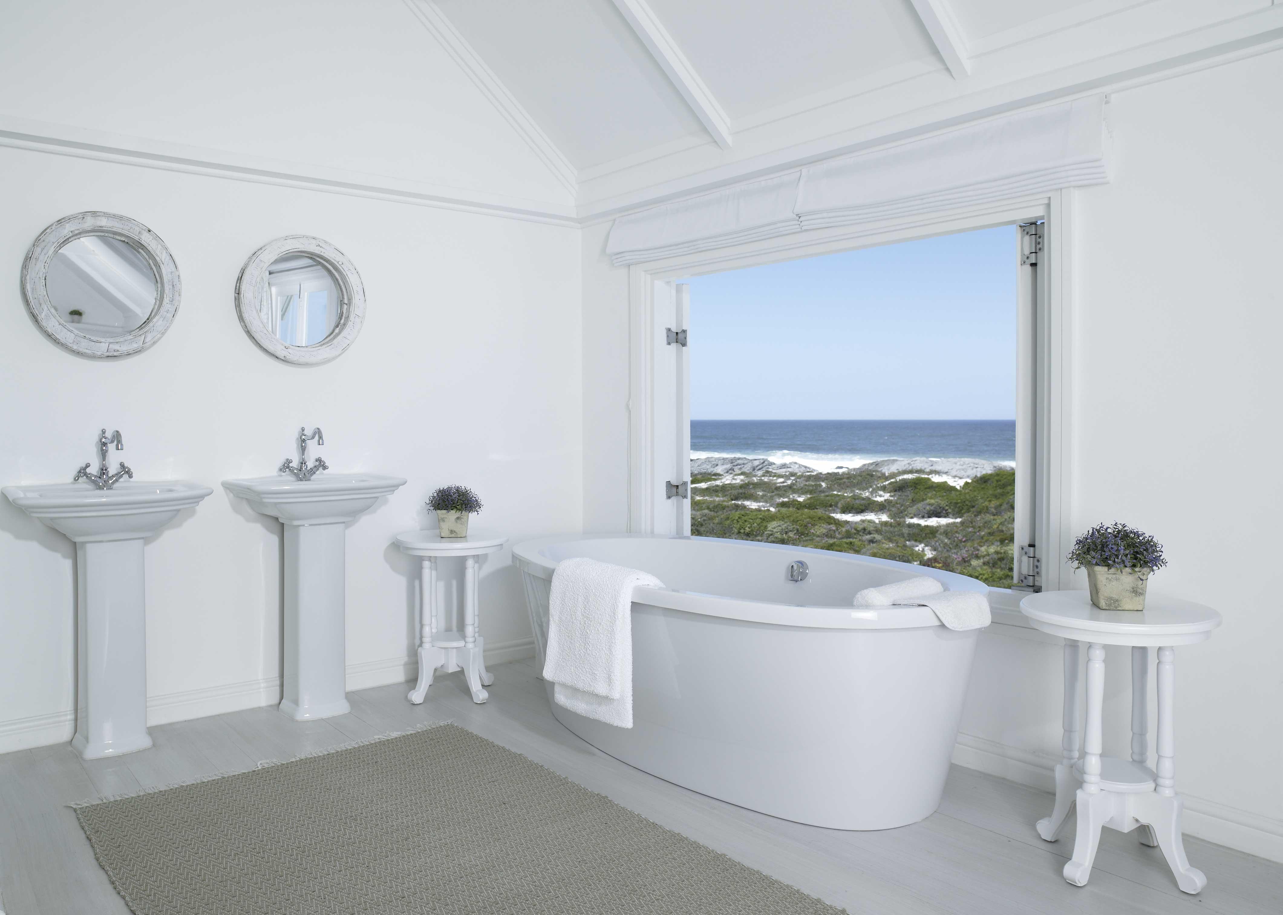 Situated on the beach and connected by a private boardwalk