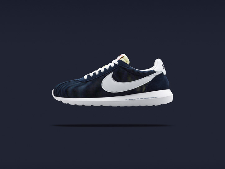 靴 Nike Lab FRAGMENT ROSHE DAYBRAKE Nike Roshe Daybreak Fragment Obsidian Men's - 826669-410 - US