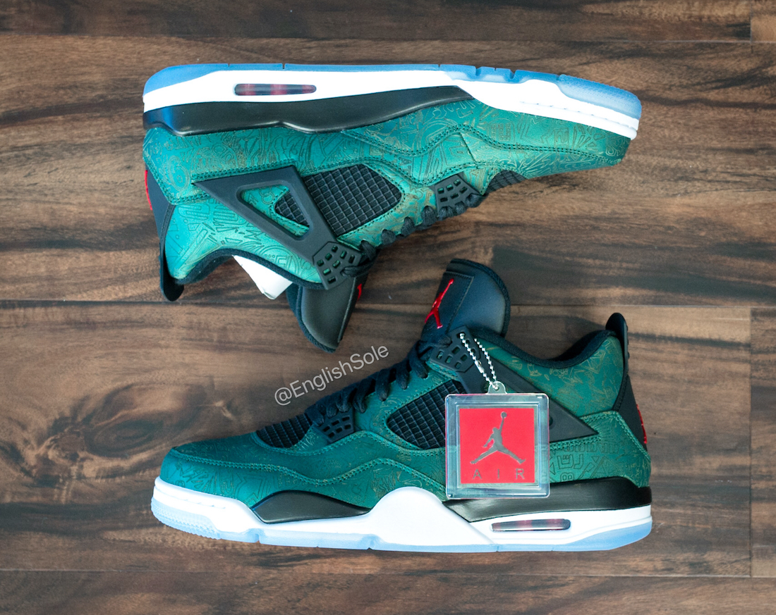 Air Jordan 4 Green Laser Release Date Sneaker Bar Detroit