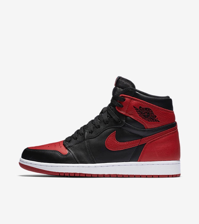 retro 1 red toe
