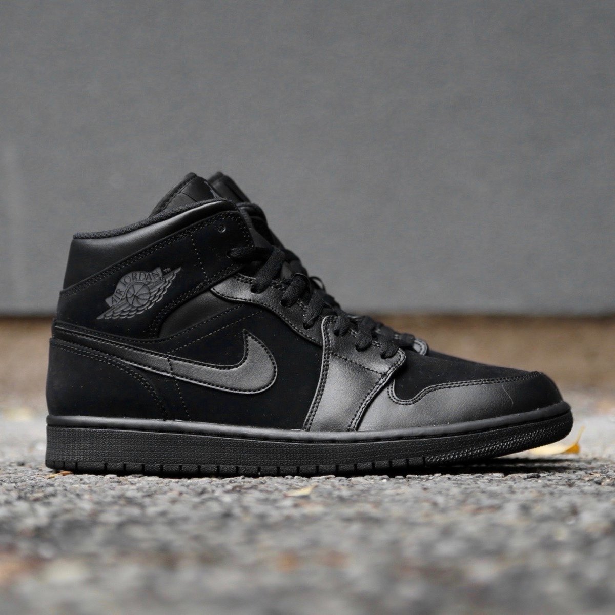 Air Jordan 1 Mid All Black Sneakerholic Vietnam