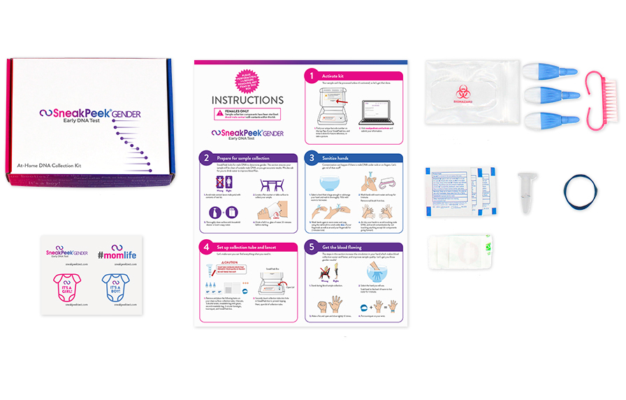 Gender Prediction Test AtHome Early Gender Predictor SneakPeek®