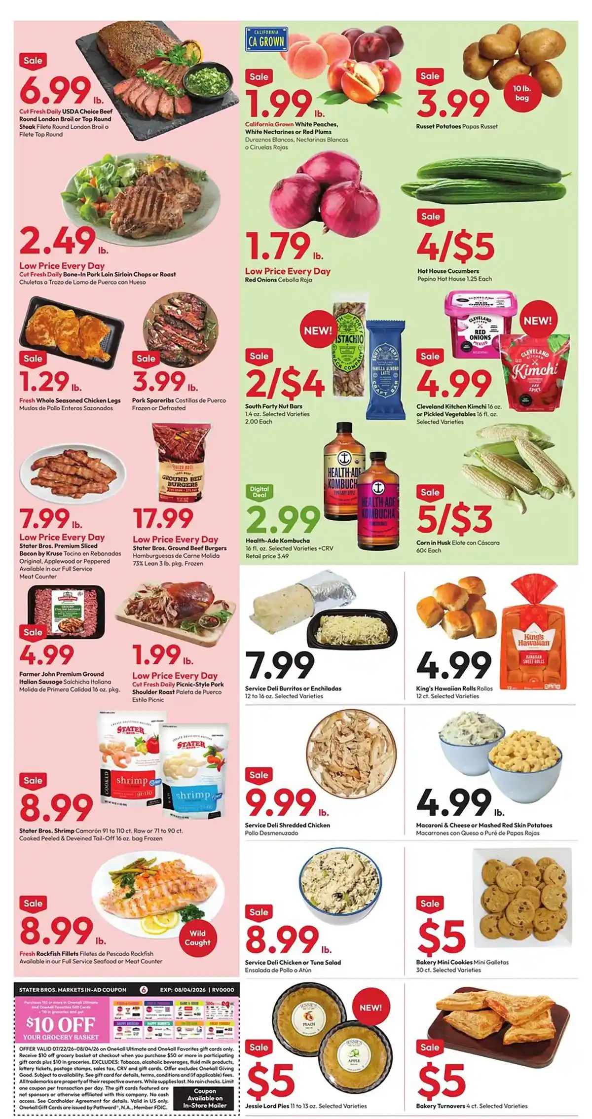 Stater Bros Sneak Peak Weekly Ad 61025 61626