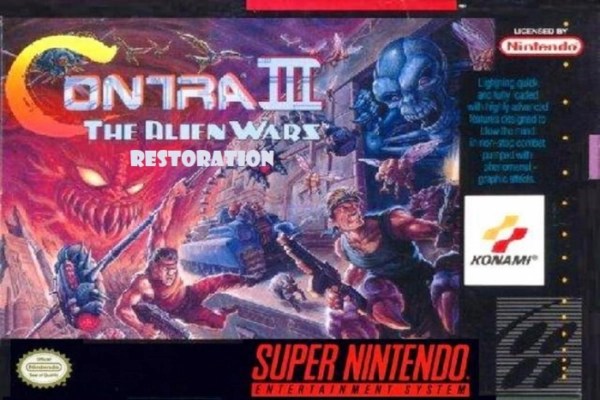 Contra III The Alien Wars Restoration (SNES) Rom Hack [Download]
