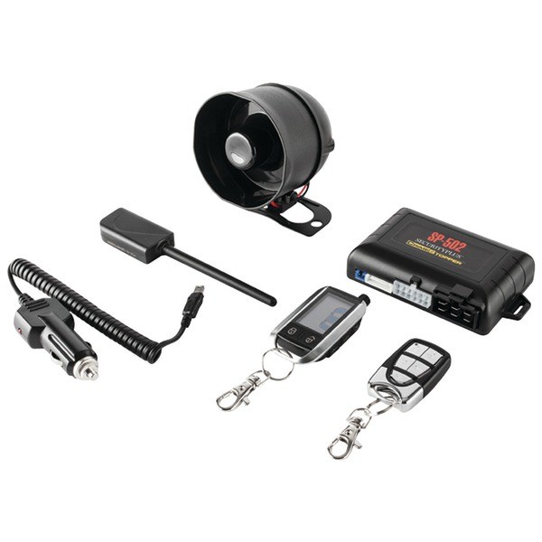 Crime Stopper Universal Deluxe 2-Way LCD Security & Remote-Start Combo