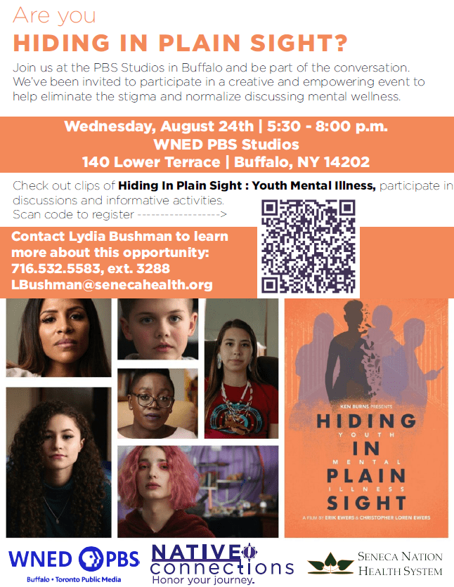 Hiding in Plain Sight Youth Mental Illness Event SNI