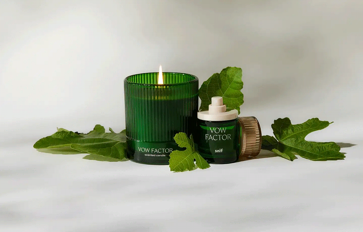 Vow Factor Fig and Botanical Scented Candle Snif