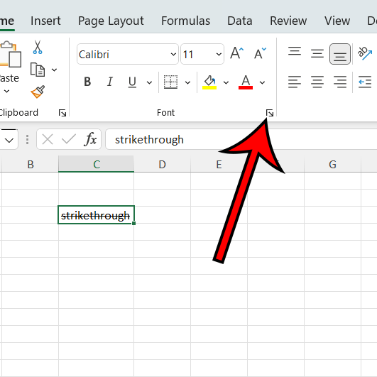 How Do I Remove the Line Through Text in Excel? SNIF Tech Solutions