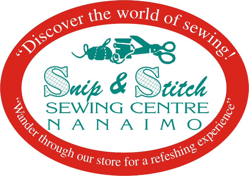 LogoInRedRackCircle Snip & Stitch Sewing Centre