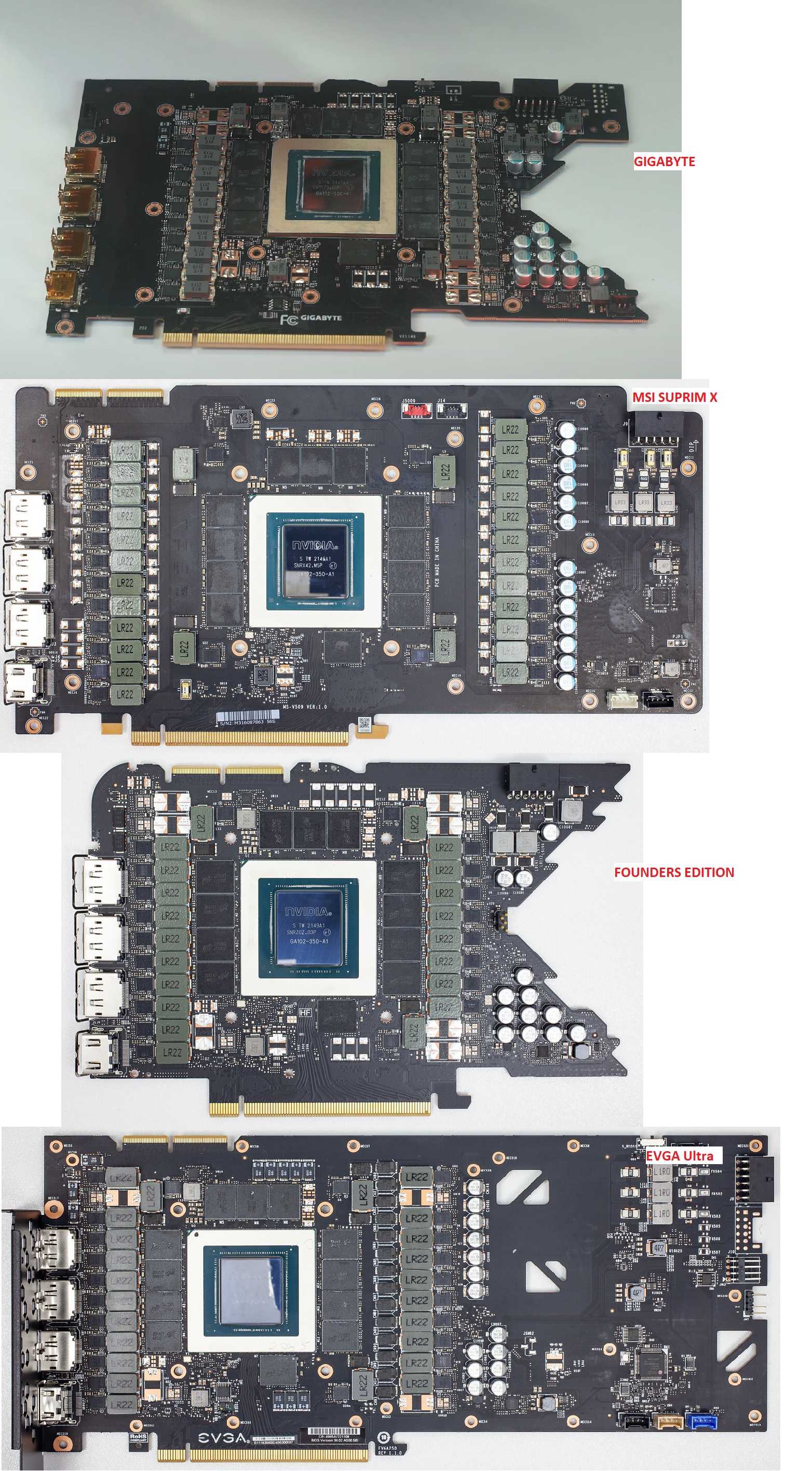 GeForce RTX 3090 Ti PCB breakdowns and potential coil whine?? r/nvidia