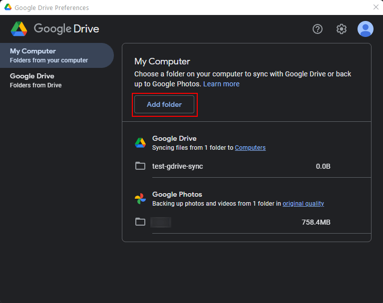 Backup & Sync options for Google Drive Desktop explained Snippets.page