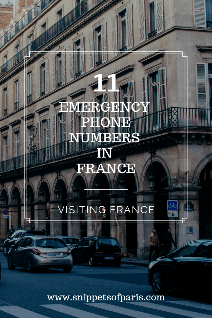 Decoding the 11 French Emergency phone numbers Snippets of Paris