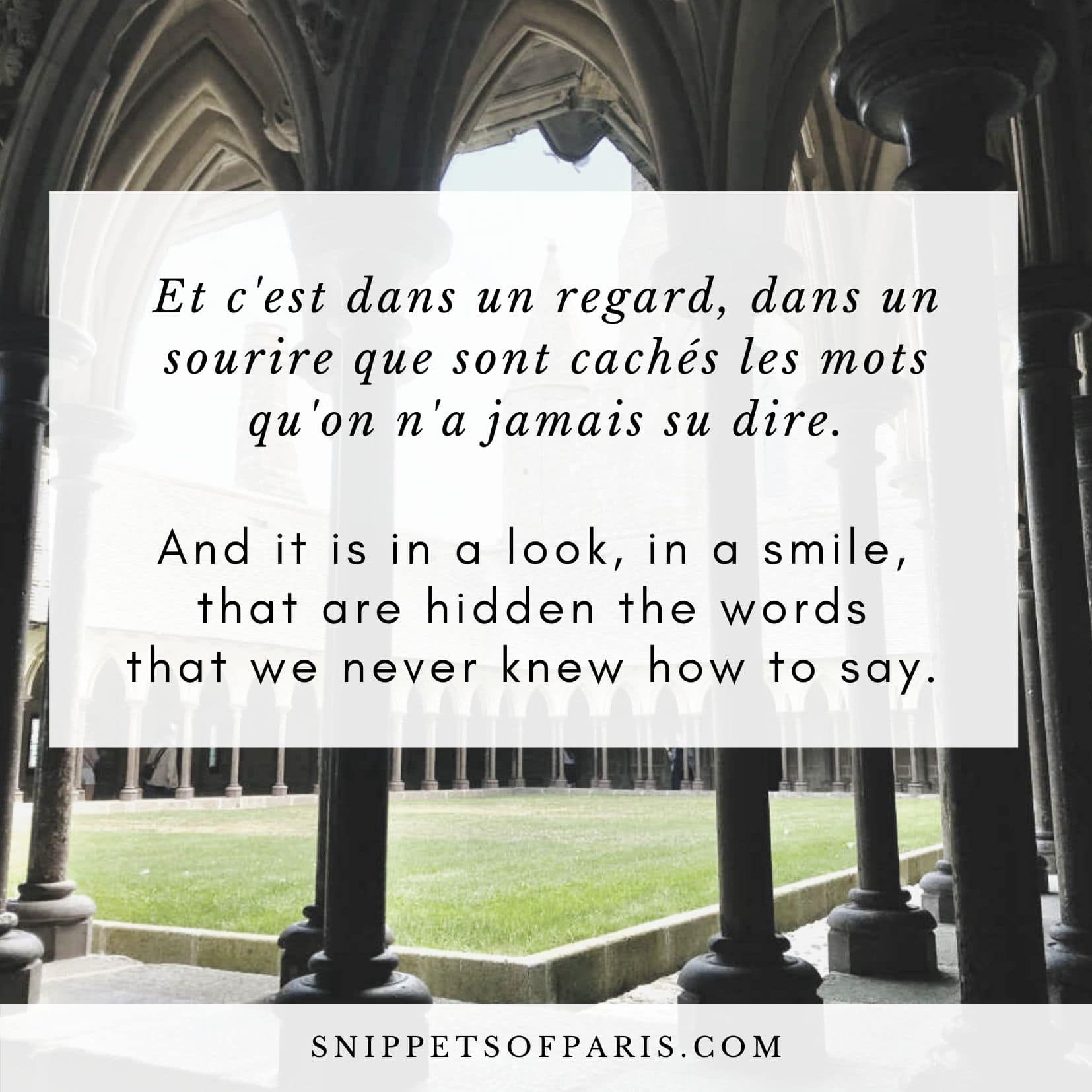 31 French love quotes (with English translation) Snippets of Paris