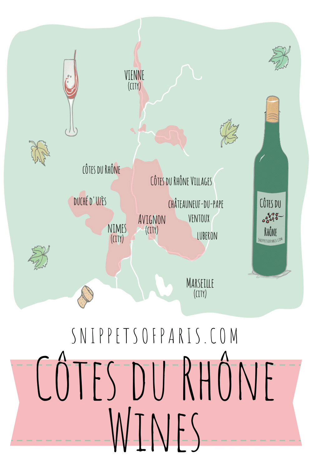 Côtes Du Rhône Wines The Sundrenched Vineyards Snippets Of Paris