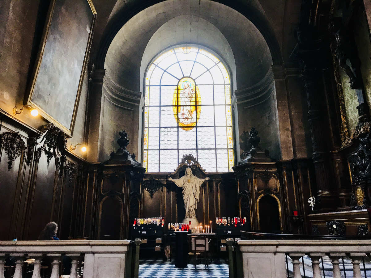 Saint Sulpice church The historic local church of Paris's nobility