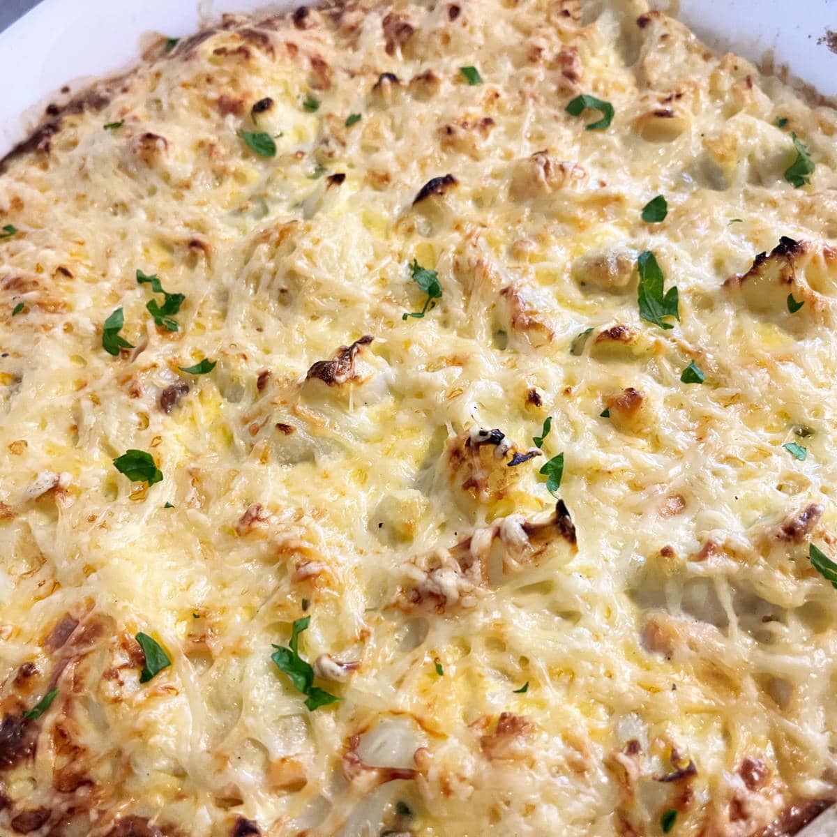 Cauliflower egg bake
