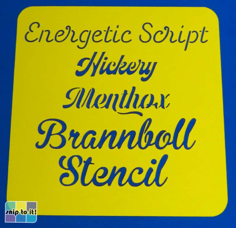 Our 36 favorite Stencil fonts for Cricut (Free and 100 tested!) Snip to It!