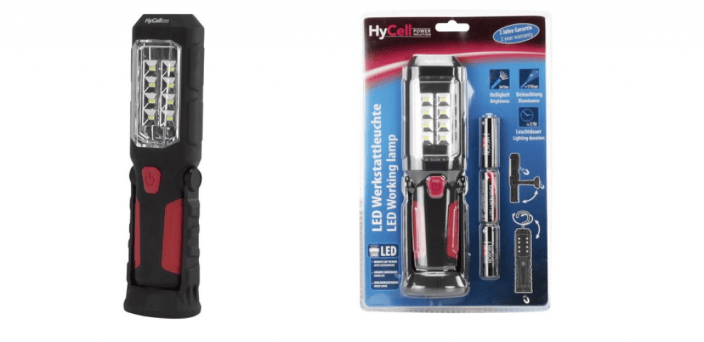 HyCell LED Werkstattleuchte 16000081 für nur 9,99 Euro Snipz.de