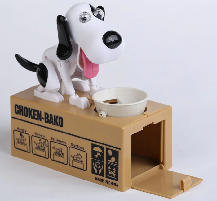 Die hungrige HundeSpardose für nur 4,55 Euro inkl. Versand Snipz.de