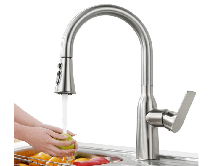 ARCORA Küchenarmatur mit ausziehbarer Brause für 41,99 Euro Snipz.de